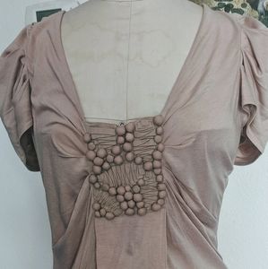 Anthropologie top pink